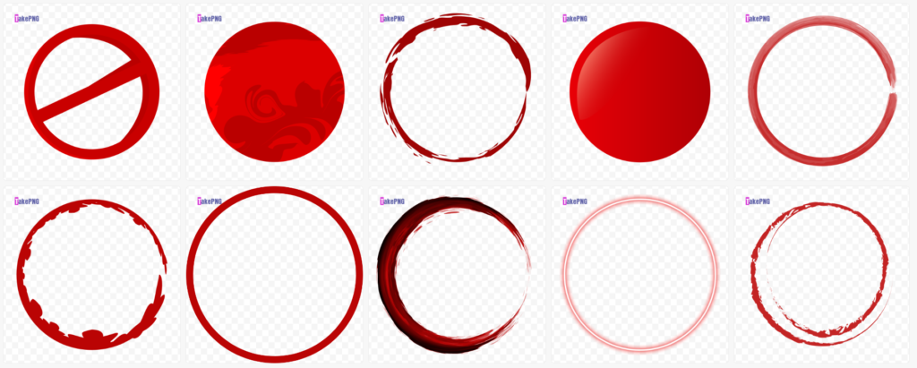 red circle png images