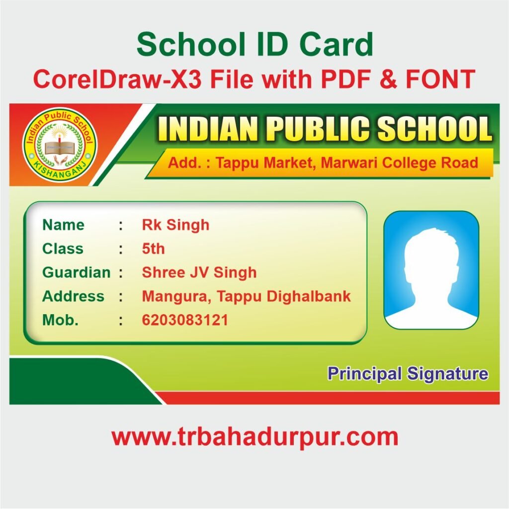 indian public school card