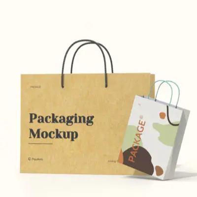 packaging mockup with pacdora