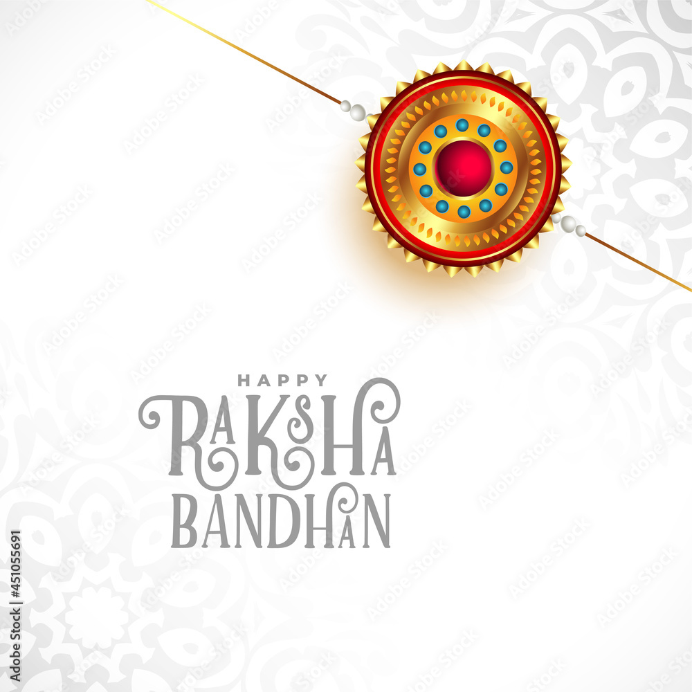 raksha bandhan simple design 