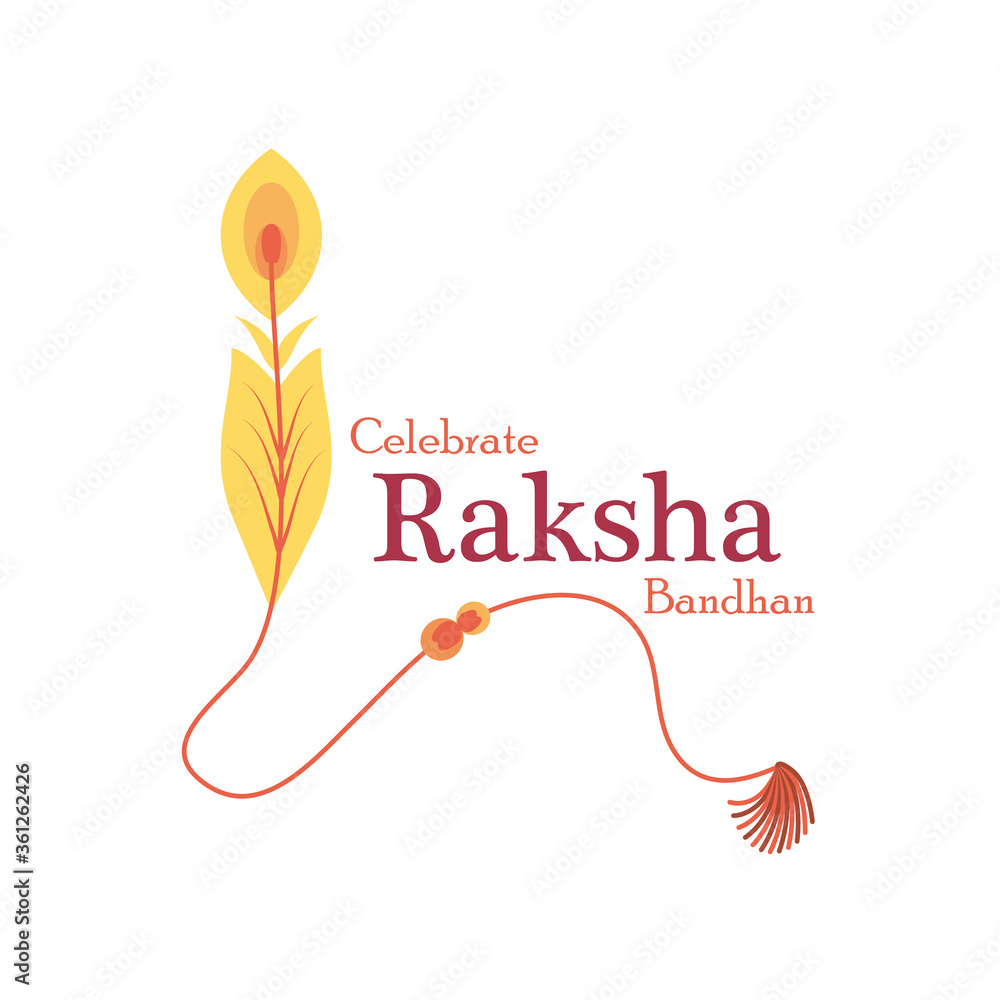 raksha bandhan very simple design 