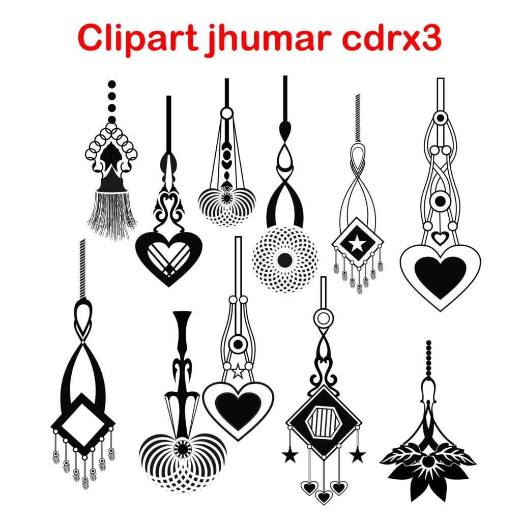 decorative clipart jhumer