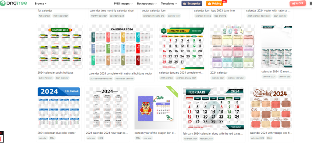 calender design ideas from pngtree