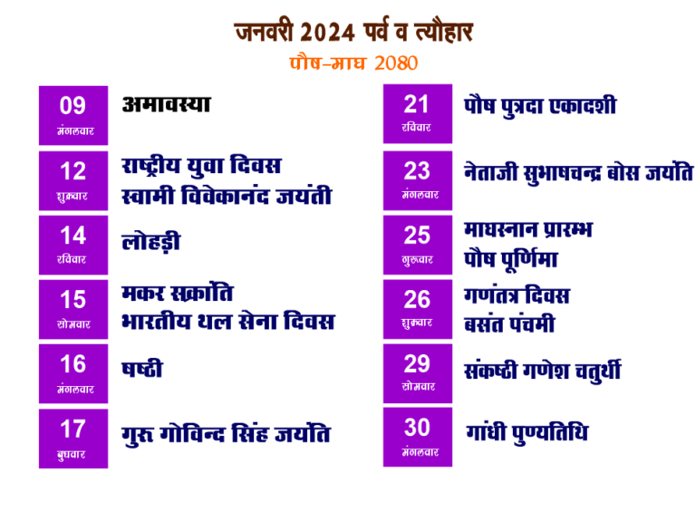 Panchang Calendar 2024 CDR file Trbahadurpur