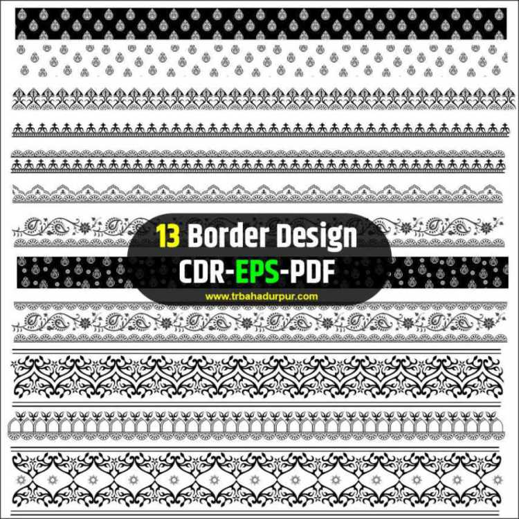 wedding border design cdr file