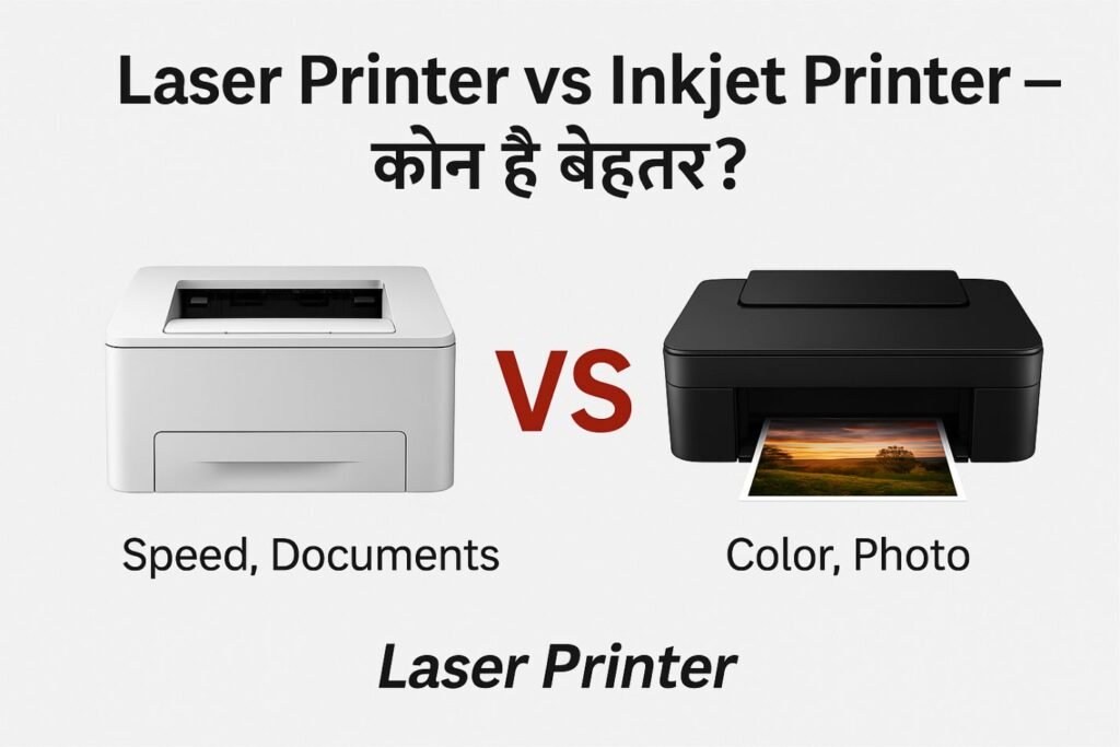 laser printer vs inkjet printer